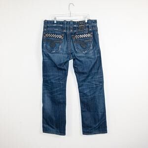 Rock Revival Men's size 36 Sid Straight Leg Denim Jeans (fit 37x31)